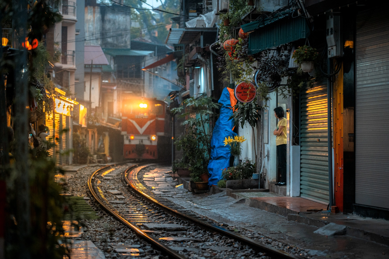 Early Morning at Train Street - Hanoi