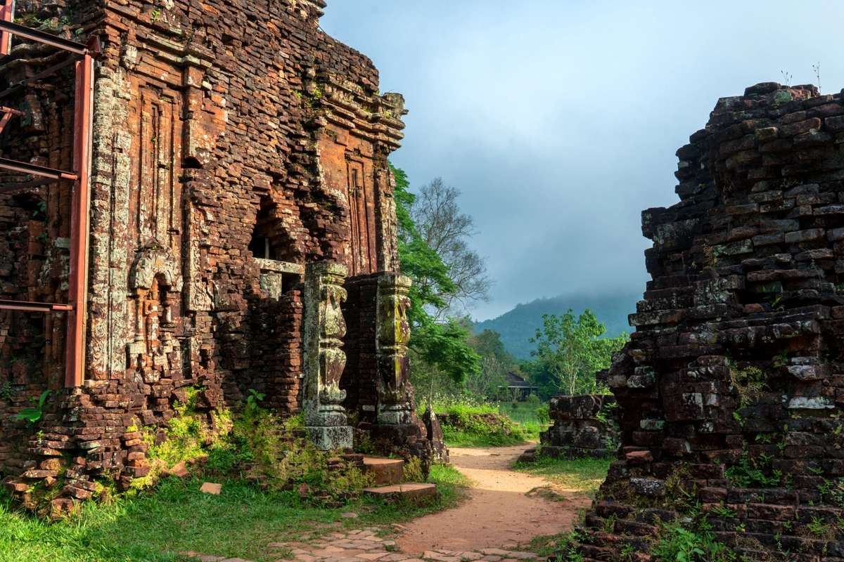 Champa Tower at My Son Sanctuary - Da Nang